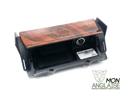 Cendrier de console centrale ronce de noyer / Jaguar X350 V6 - V8 de 2003 à 2009