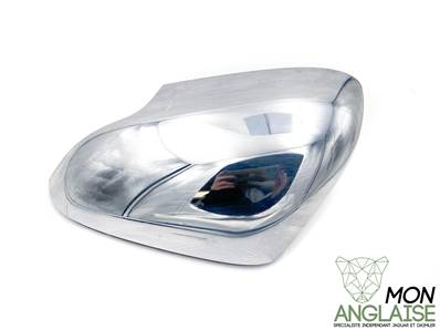 Coque de rétroviseur gauche chromée / Jaguar X-Type de 2009 à 2009
