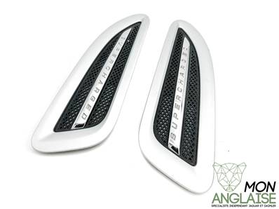 Paire de grille de capot Supercharged / Jaguar XF V8 Essence de 2008 à 2009