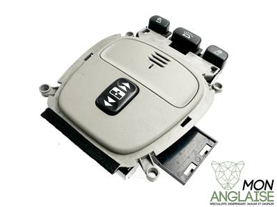 Module de console de toit gris nimbus / Jaguar S-Type V6 - V8 de 2002.5 à 2008