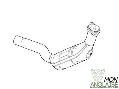 Catalyseur gauche / Jaguar XK de 2006.5 à 2009