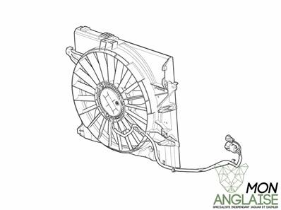 Ventilateur de refroidissement Jaguar XF V6 Diesel de 2010 à 2015