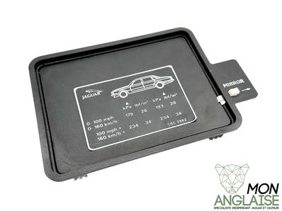 Plateau à miroir de boite à gants / Jaguar XJ40 de 1987.5 à 1994.5