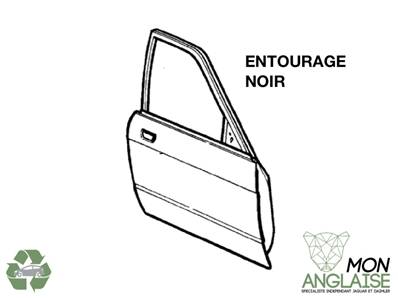 Portière avant droite entourage noir / Jaguar X300 de 1995 à 1997