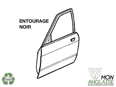 Portière avant gauche entourage noir / Jaguar X300 de 1995 à 1997
