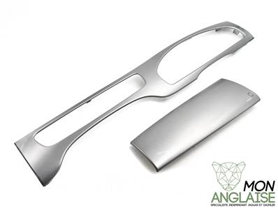 Kit de tableau de bord aluminium RHD / Jaguar S-Type V6 - V8 de 2002.5 à 2008