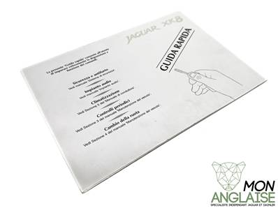 Guide d'utilisation rapide italien / Jaguar XK8 de 1997 à 2002