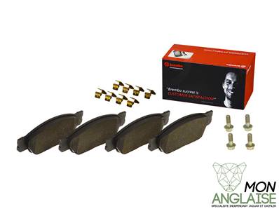 Jeu de plaquettes de frein avant Brembo Jaguar S-Type V6 - V8 Essence de 2002 à 2002