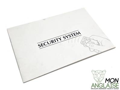 Manuel du système de sécurité anglais UK / Jaguar XJ8 de 1998 à 2002