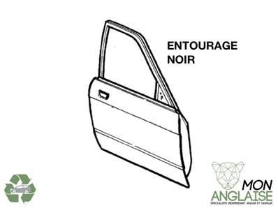Portière avant droite entourage noir / Jaguar XJ8 de 1998 à 2002
