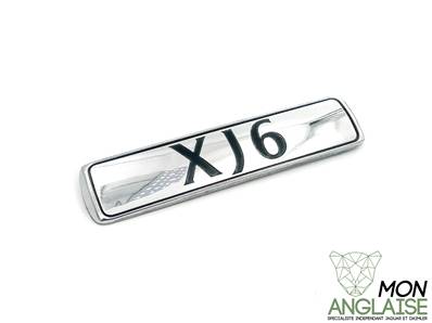Badge de coffre XJ6 / Jaguar X350 V6 Essence de 2003 à 2009