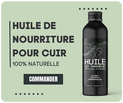 Huile de nourriture pour cuir Nouveau 100% naturelle